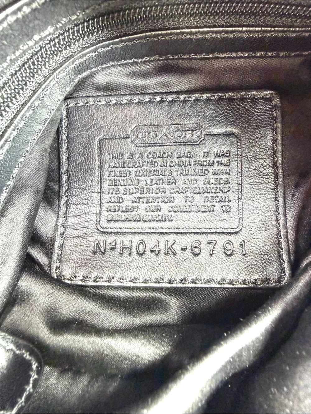 Coach excellent inside